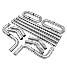 2'' Custom Exhaust Kit Universal Mild Steel 16 Gauge Tubing Mandrel Bend Pipe 