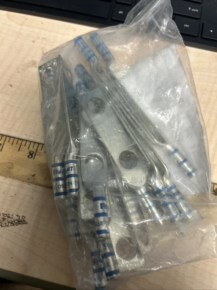 (20/PACKAGE) PANDUIT LCC6-12-L Lug Compression Connector,No.6 AWG - Image 2 of 2