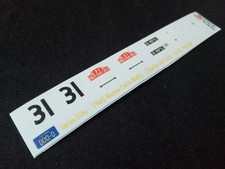 1960 MONTE CARLO #31 LOTUS ELITE CHARLES DE SALIS/A.I.D. FLETCHER 1:43 DECALS