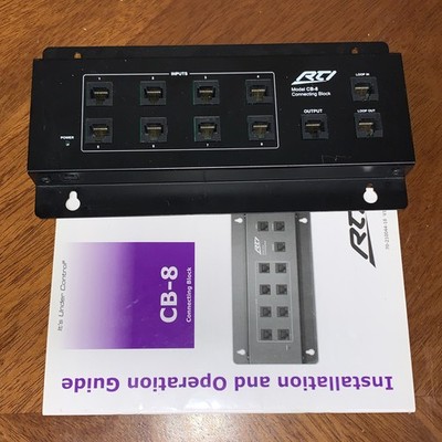 RTI CB-8 Control System Connecting Block Remote Technologies P/N 20-210081-14