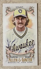 Robin Yount 2021 Topps Allen & Ginter Mini A&G Back #22