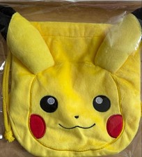 Pokemon Pikachu Plush Drawstring Bag Tag Collectible 15 Japan
