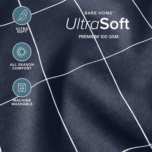 Bare Home 1800 Ultra-Soft Sheet Set Prints - Deep Pockets - Bild 15 von 126