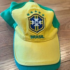 Brasil CBF Official Soccer Baseball Cap - Green/Yellow Adjustable Hat