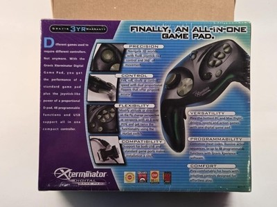 Gravis Xterminator Digital Game Pad Controller Brand New Sealed