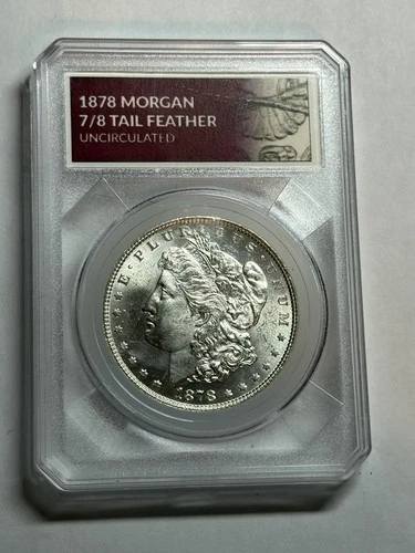 1878 7/8TF Morgan Silver Dollar Choice BU UNC Blast White