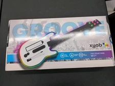 XYAB Groove Wii Guitar Nintendo Wii Guitar Hero RGB Light Mode BRAND NEW