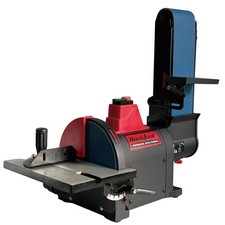 Pro 1HP Bench Belt Sander for Metal Working, 4 x 36 in Belt and 8 in Disc San...