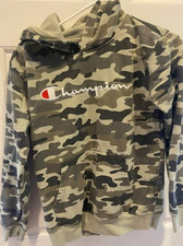 Champion Hoodie Boy's L 14/16 Camo Camouflage Sweatshirt Pullover Activewear