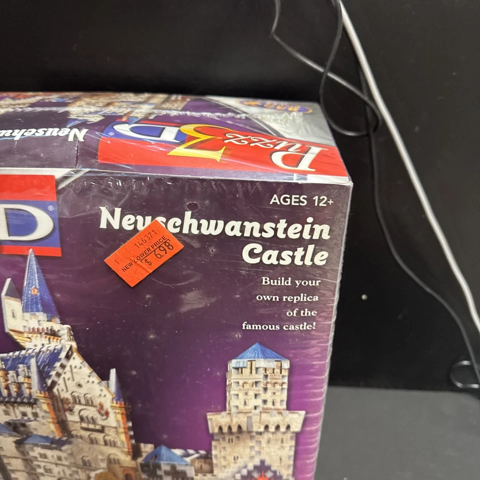 Puzz 3D Neuschwanstein Castle Wrebbit Puzzle 836 PC Advanced Puzz3D New Sealed - Image 3 of 4