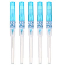 Piercing Needles,5Pcs 22G Gauge IV Catheter Needles Kit Piercing for IV Start Ki