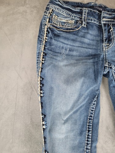 Vigoss Jeans Womens Dallas Skinny 30x30 with side designs UNIQUE - Picture 12 of 19