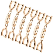  6 Pcs Alloy Chain Buckle Waist Belt Bag Link Clip Buckles for DIY Projects