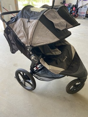 Baby Jogger Summit X3 Double Jogging Stroller - Black/Gray