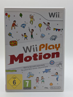 Wii Play Motion Nintendo Wii Spiel Disc PAL Gut in OVP
