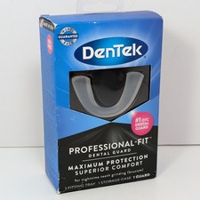 Dentek Professional Fit Dental Guard Storage Case Teeth Grinding Boil Fit SEALED