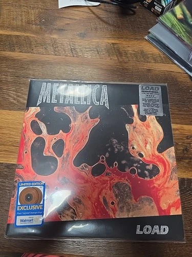 Metallica LOAD 2 LP POOR TWISTED ORANGE VINYL🚨WALMART EXCLUSIVE🚨LTD ED