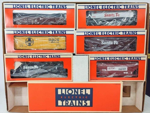 LIONEL O-GA. #6-11713 SANTA FE DASH 8 DIESEL FREIGHT SET (SEALED OB) - Picture 2 of 5