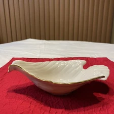 Lenox Dove Collectible Small Serving Dish With  Gold Trim Made in USA