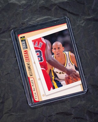 1996 UPPER DECK - NBA - ASSIGNMENT: JORDAN - MICHAEL JORDAN - REGGIE MILLER