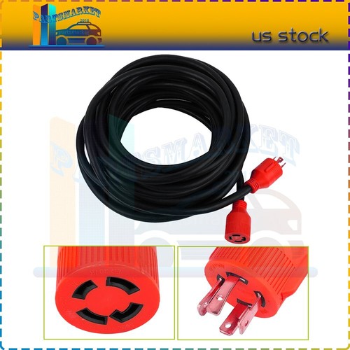 Generator Extension Cords Power Cable SJTW 10AWG 4 Prong Heavy Duty 30