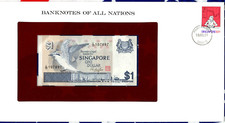 Banknotes of All Nations Singapore P 9 1 Dollar 1976 Prefix E/32 107897