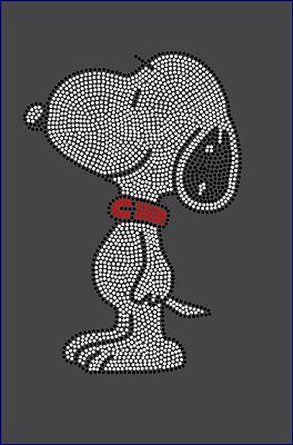 Snoopy Christmas Iron On Transfer For T-Shirt /& Light Color Fabrics #17