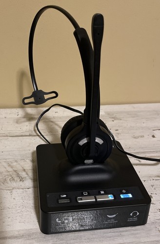 Leitner LH270 Comfortable On-The-Ear Wireless Office Headset With Microphone