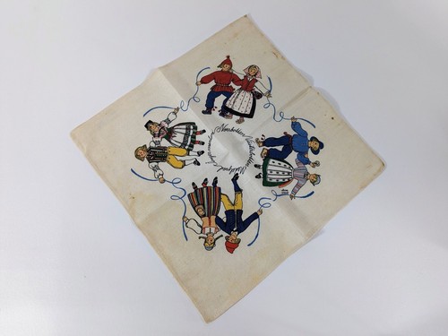 Mantel cuadrado sueco Frösön danza tradicional estampado algodón - Imagen 1 de 5