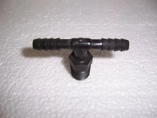 VACUUM TEE 1/4 NPT X 2-1/2 W 2 1/4 OUTLETS NEW BNS11226