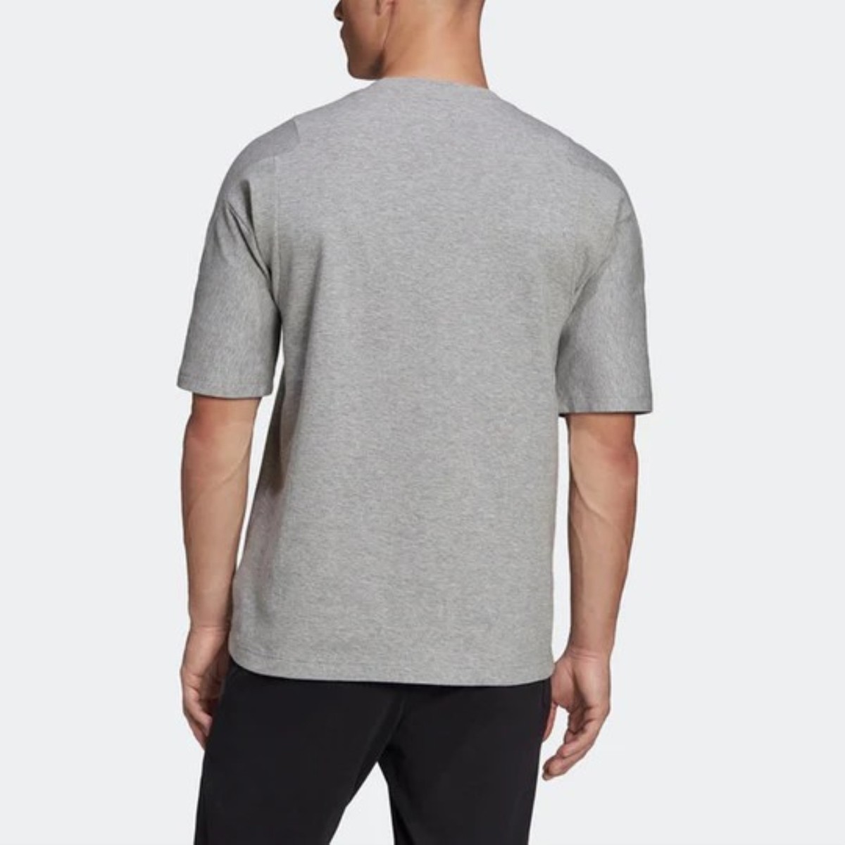 adidas Men's Studio Lounge Tee, Medium Grey Heather | eBay