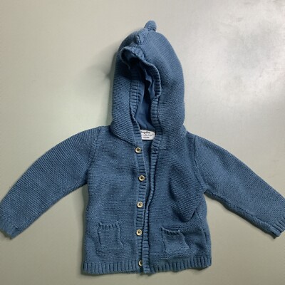 Lupilu Boys 12-24 months Knitted Dinosaur Hood Cardigan/jacket