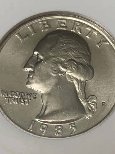 1985 P MS 65 Quarter NGC