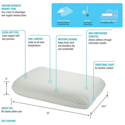 obusforme memory foam pillow