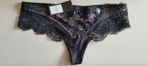Hunkemöller NOIR Amelia Boxer String Slip Brazilian Panty Hipster Tanga Gr. L M - Bild 5 von 12