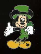 DLR 2024 Hidden Mickey Mouse Holiday St Patrick's Day Disney Pin