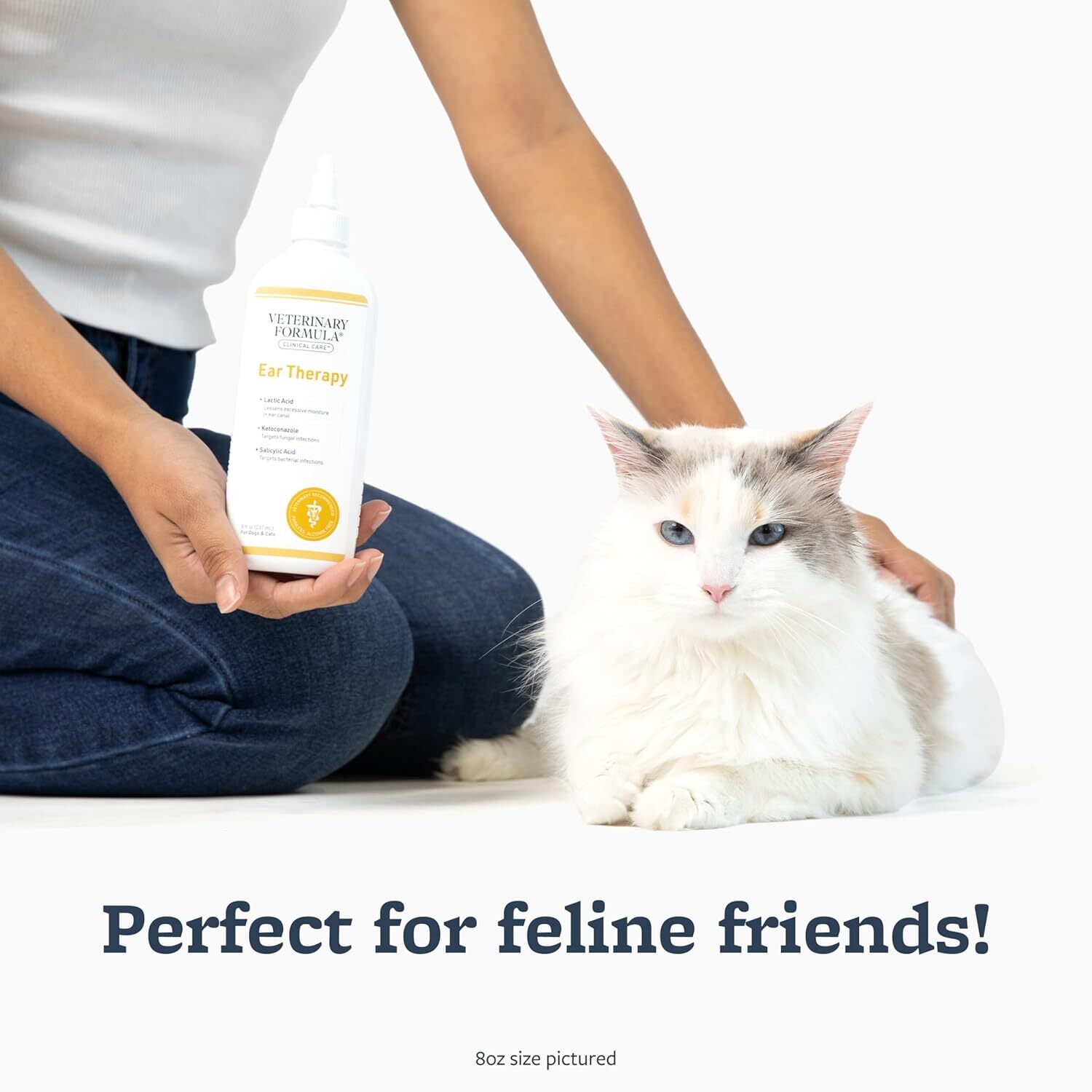 Cat Dog Ear Drops Infection Antibiotic Treatment Medicine Yeast Fungus Itching