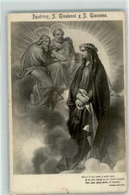 39190420 - Beatrice , S. Giovanni e S. Giacomo , Dichter Dante Mythologie