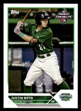 2023 Topps Pro Debut #PD-9 Justin Boyd Card Daytona Tortugas