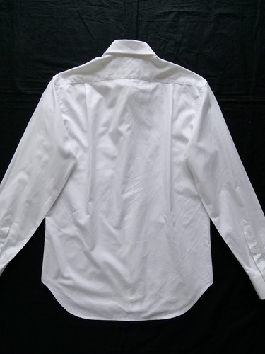 Camicia uomo classic fit tg. 39 / M colletto button down bianca 100% cotone - Foto 15 di 21