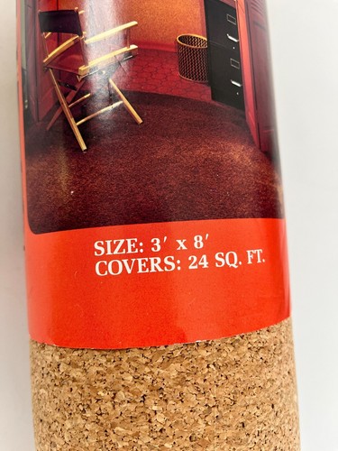 Rollcork Natural Cork Roll MANTON 24 Sq Ft ~8'x3' Made in USA * New/Open Bag * - Picture 15 of 21