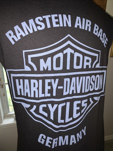 Harley Davidson Tank Top Shirt Mens M Biker RAMSTEIN GERMANY AIR BASE Rare - Picture 5 of 8