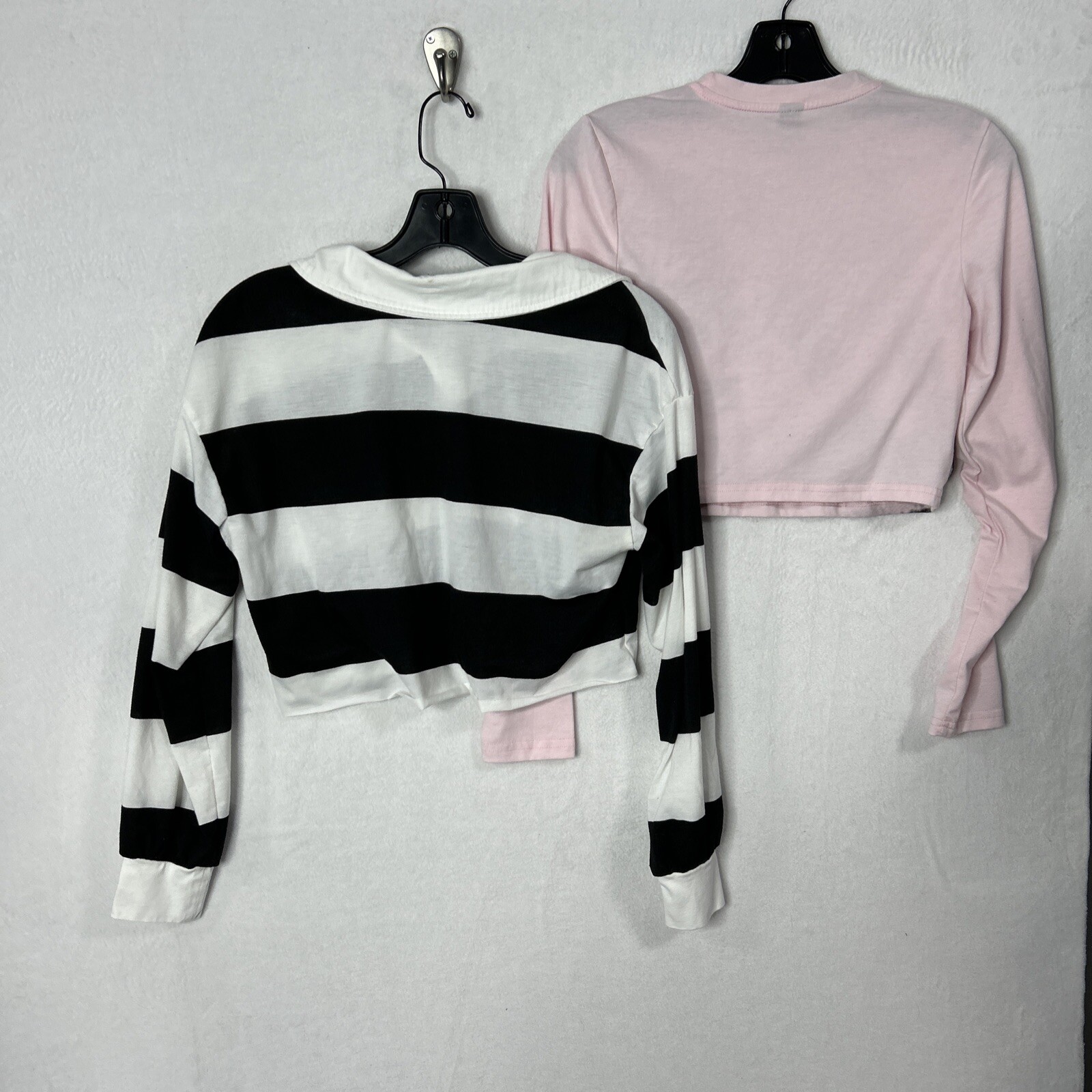 Shein  Women's Basic Long Sleeve Solid Crop Top S… - image 7