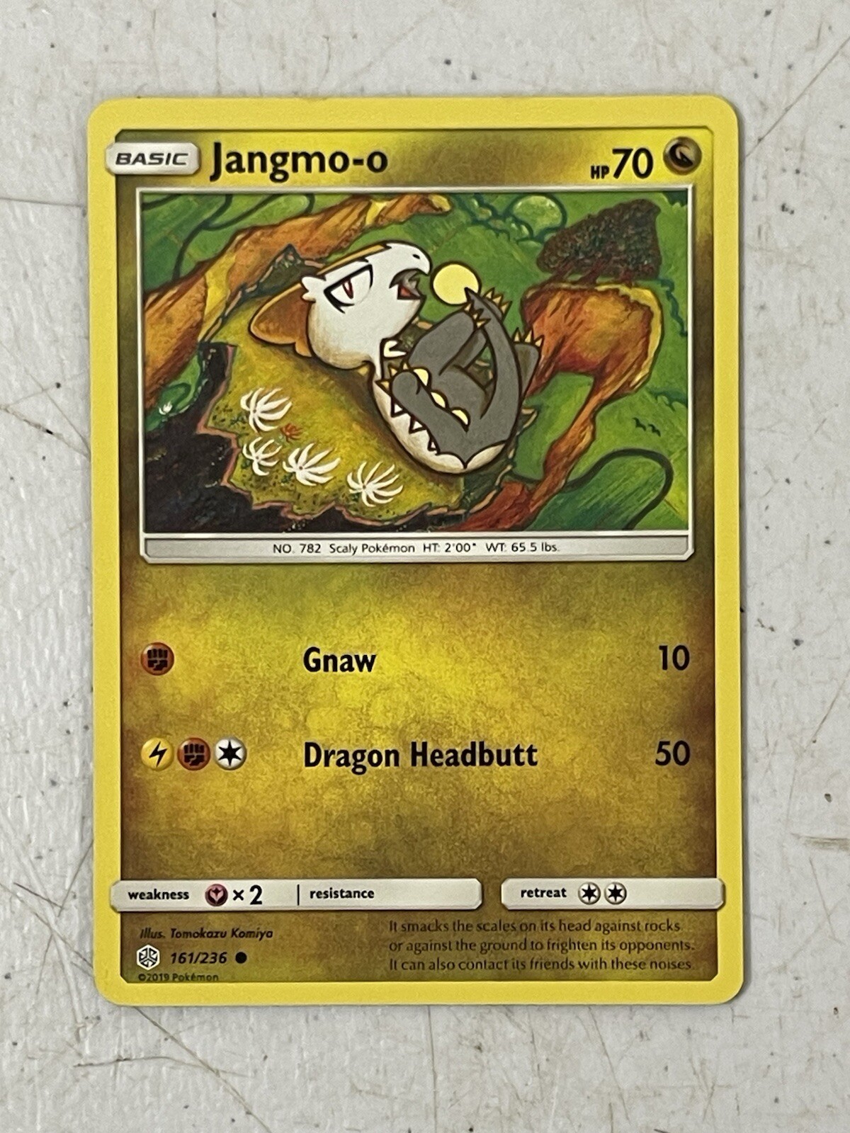 Pokemon TCG - Jangmo-o - 161/236 - Common - Cosmic Eclipse