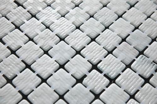 Mosaico in vetro pressato su rete per piscina 32.5x51.5 - Bahamas pool matt - Picture 11 of 12