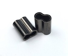 Mini Copper Double Barrel Crimp Sleeves 1,000 Pieces