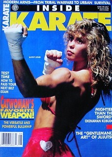 8/92 INSIDE KARATE MAGAZINE CATWOMAN KATHY LONG BLACK BELT KUNG FU MARTIAL ART - Picture 1 of 1