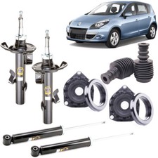 Kit 4 Ammortizzatori Tamponi Supporti Cuscinetti Scenic 1.5 1.6 2.0 2009-2016 - Miniatura 1