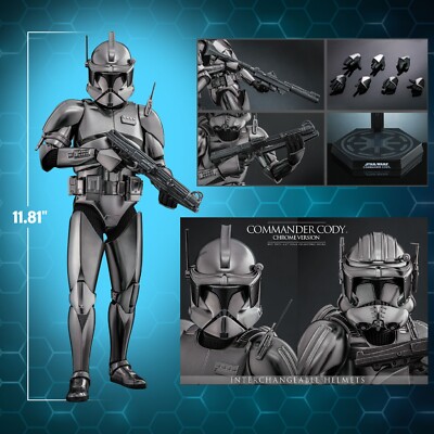 Star Wars Commander Cody Chrome Version 1/6 Hot Toys