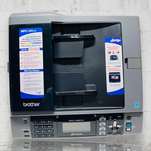 Brother MFC-495CW All-In-One Inkjet Printer | Turns on | Untested - Picture 4 of 22